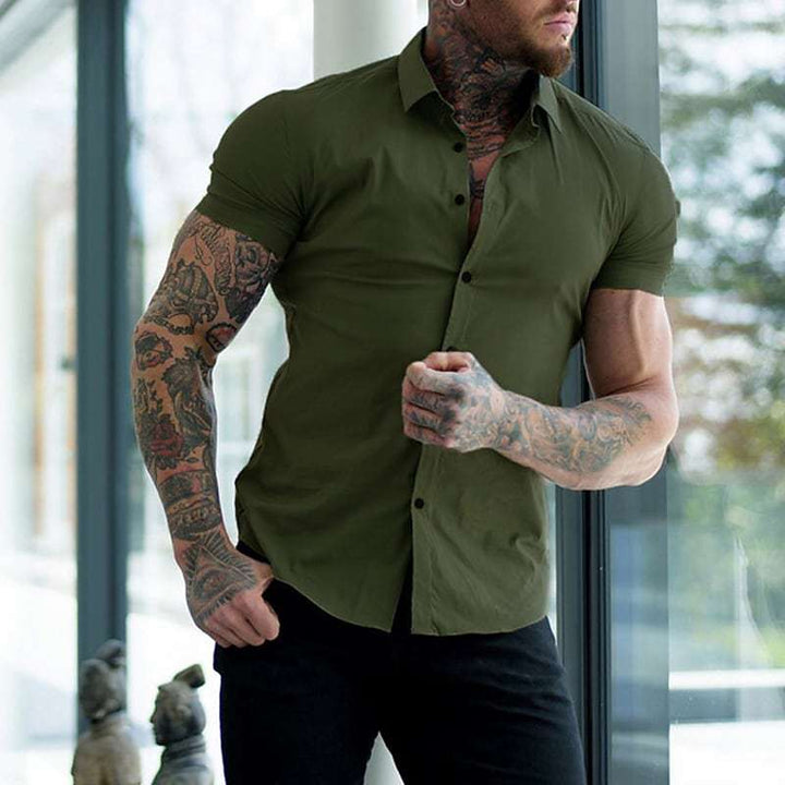 Blake | Slim Fit Korte Mouwen Shirt