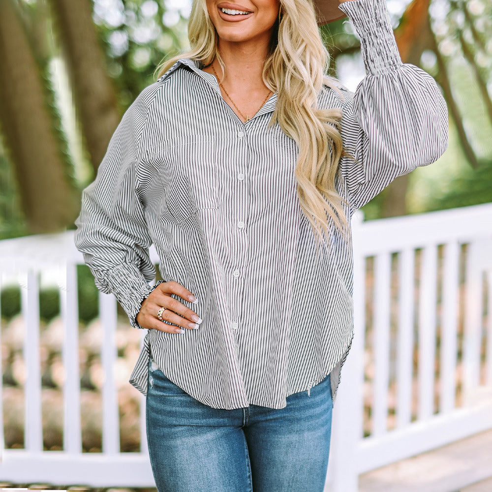Maurie | Klassiek Gestreept Relaxed-Fit Shirt