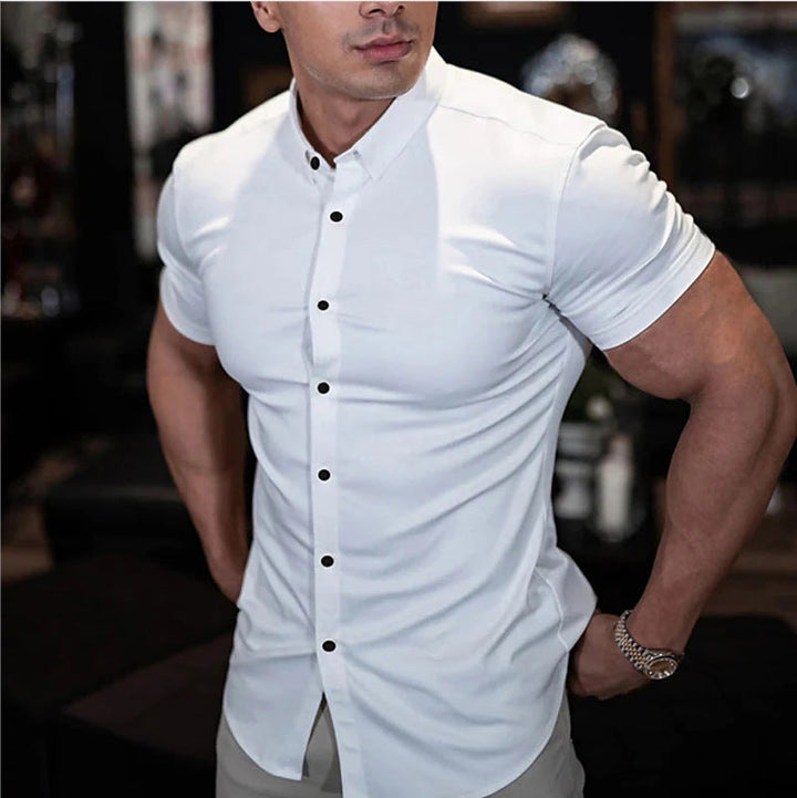 Blake | Slim Fit Korte Mouwen Shirt