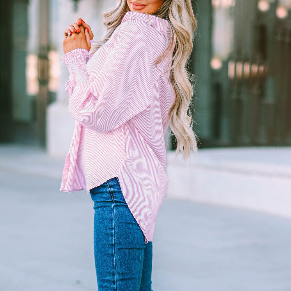 Maurie | Klassiek Gestreept Relaxed-Fit Shirt
