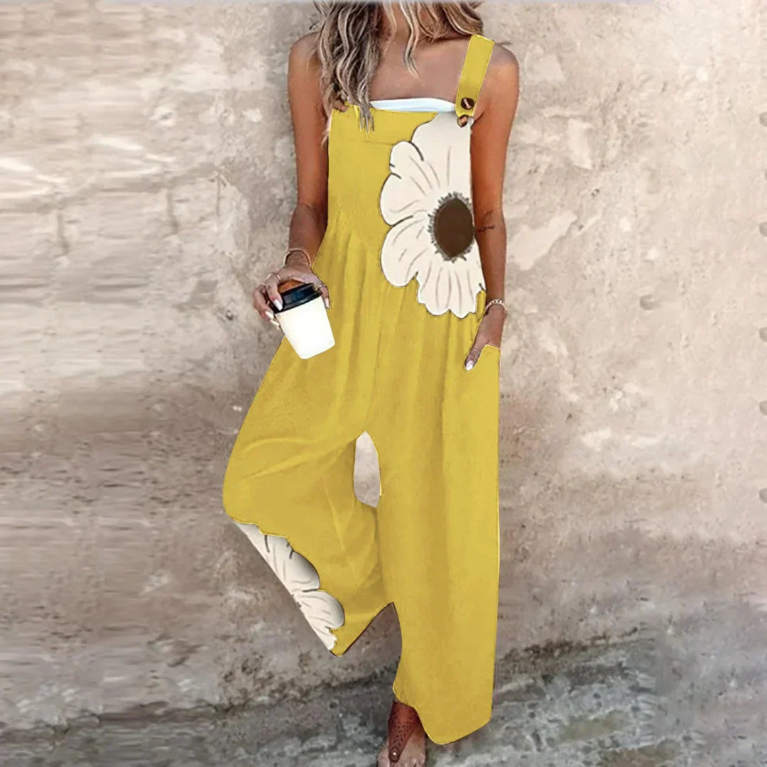 Marissa | Stijlvolle Bloemen Wide Leg Jumpsuit