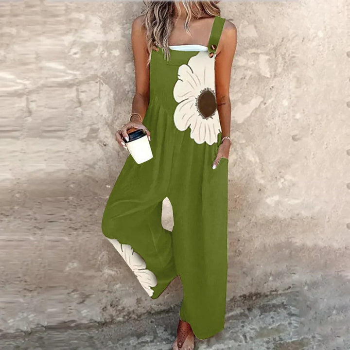 Marissa | Stijlvolle Bloemen Wide Leg Jumpsuit