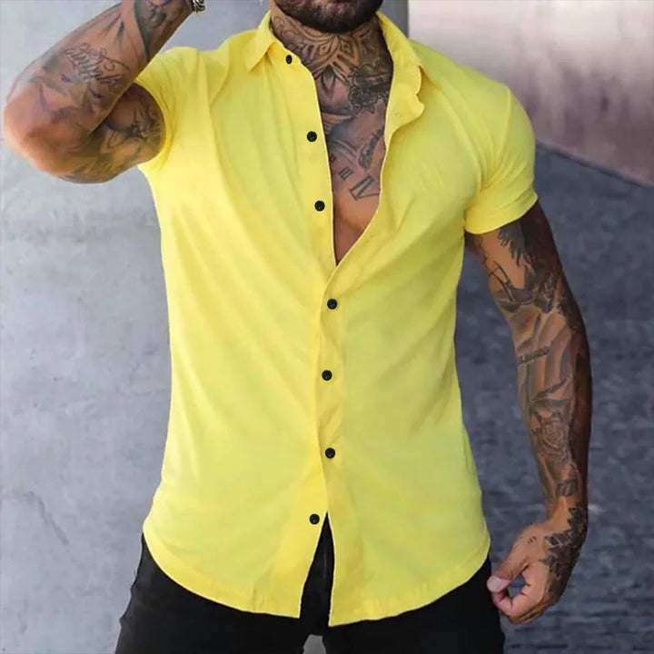 Blake | Slim Fit Korte Mouwen Shirt