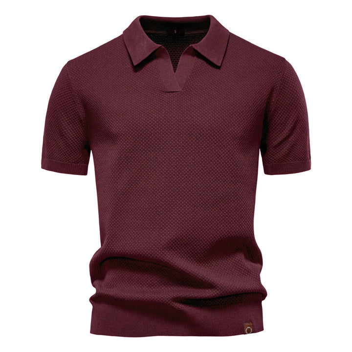Carter | Klassieke Textured Polo Shirt