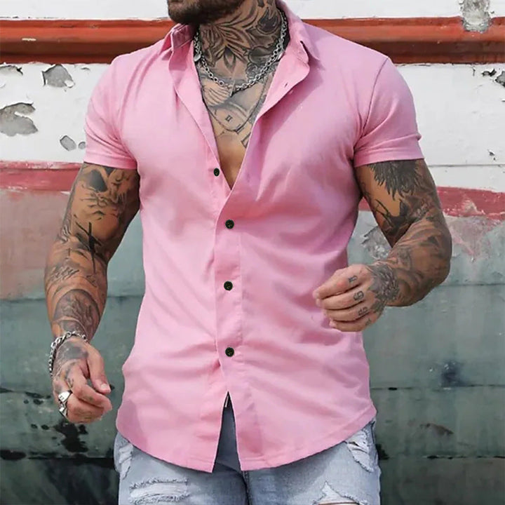 Blake | Slim Fit Korte Mouwen Shirt