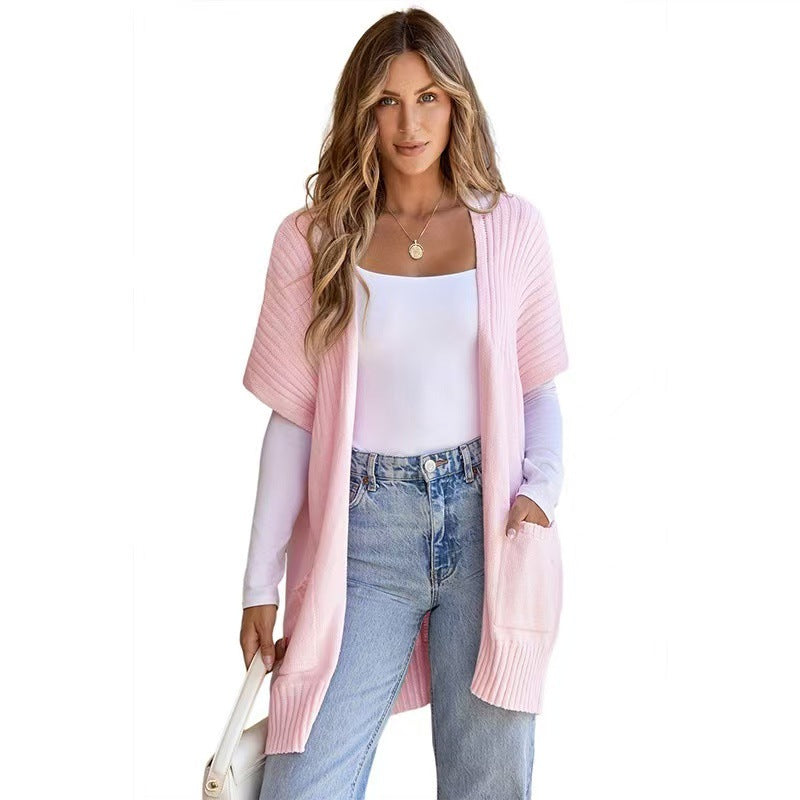 Carinna | Lichtgewicht Open-Front Gebreide Cardigan