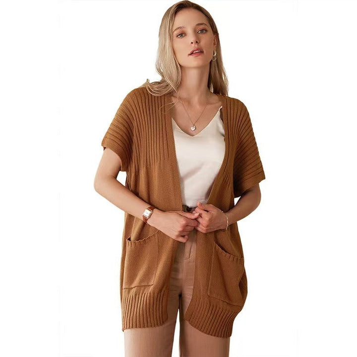 Carinna | Lichtgewicht Open-Front Gebreide Cardigan