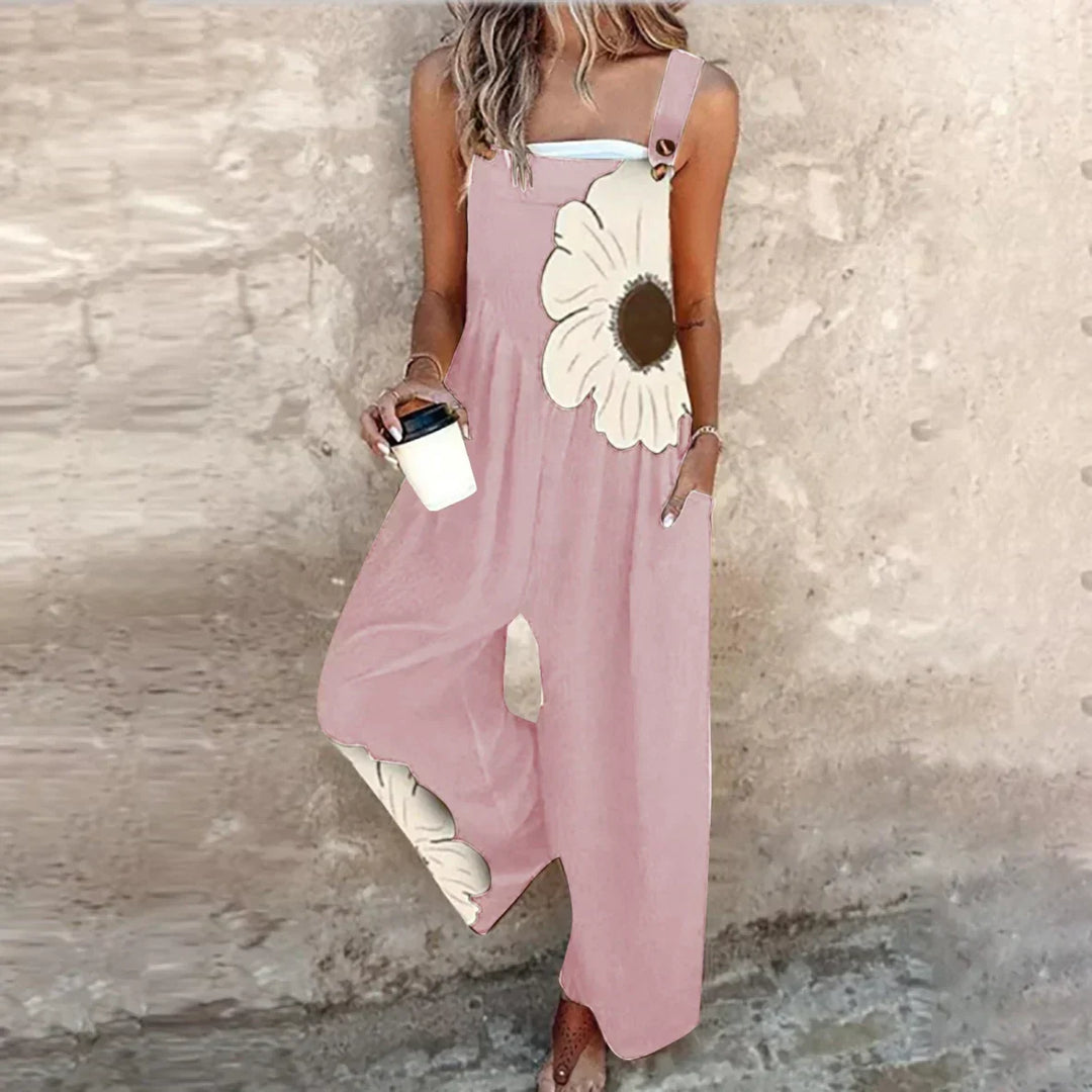 Marissa | Stijlvolle Bloemen Wide Leg Jumpsuit
