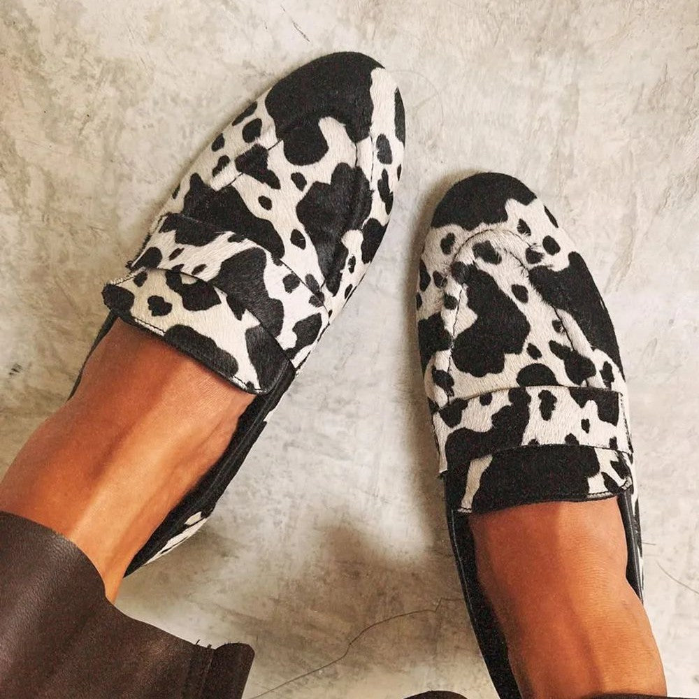 Hadley | Elegante Loafers met Dierenprint