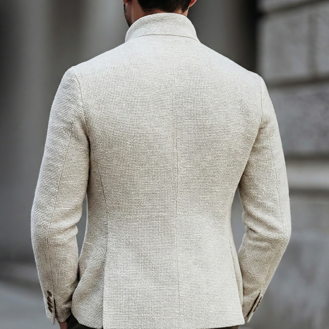 Harold | Verfijnde Enkele Knop Cardigan
