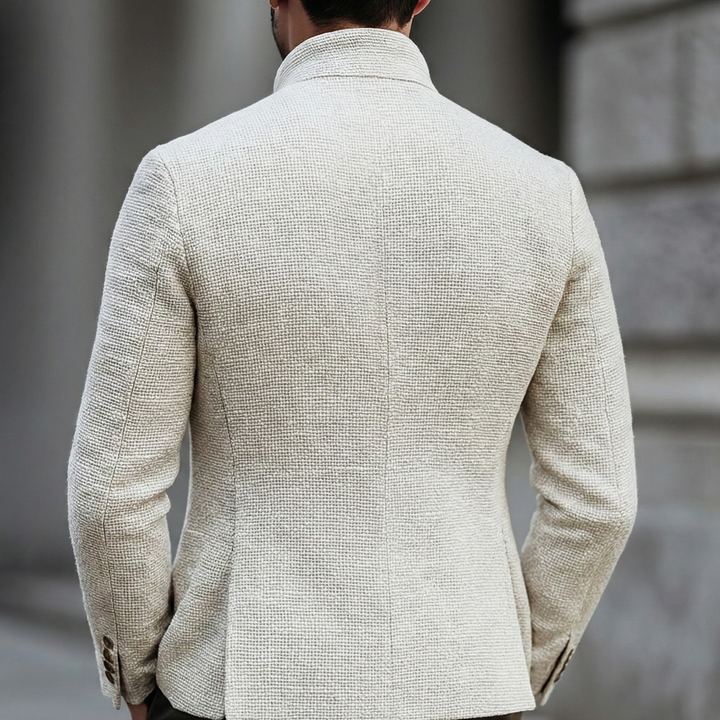 Harold | Verfijnde Enkele Knop Cardigan