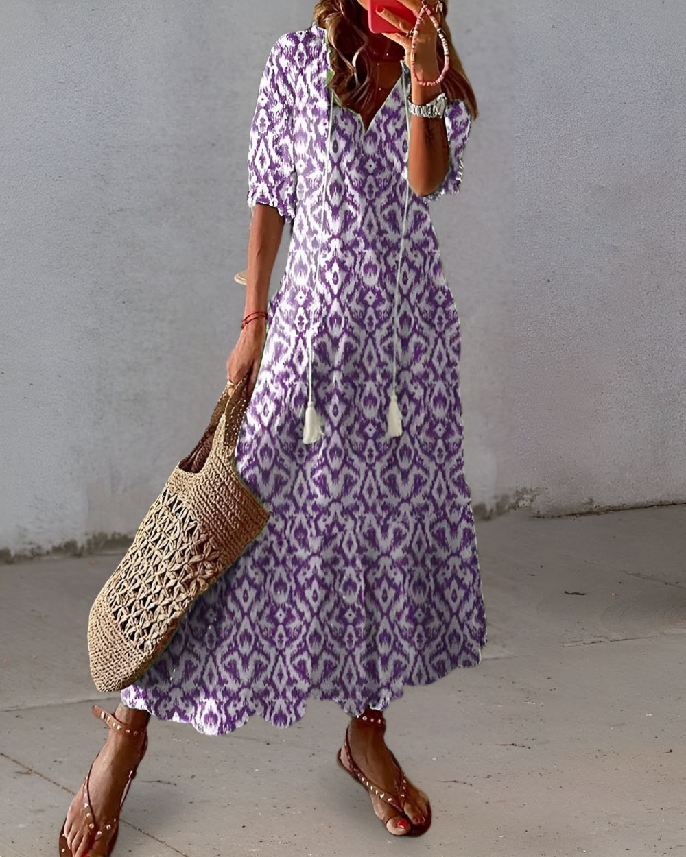Sylvie | Bohemian Maxi Jurk