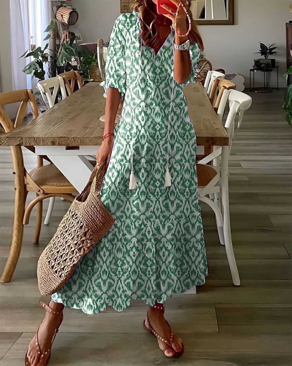 Sylvie | Bohemian Maxi Jurk