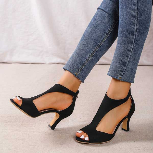 Riley | Comfortabele Orthopedische Hakken Sandalen