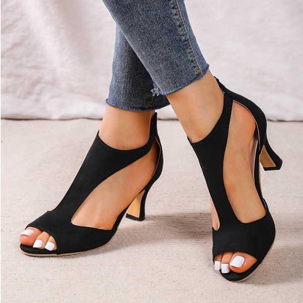Riley | Comfortabele Orthopedische Hakken Sandalen