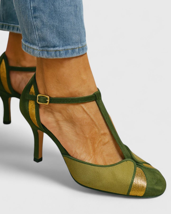 Megan | Elegante T-Strap Hakken