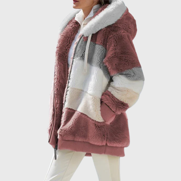 Sofia | Elegante Multicolor Warme Pufferjack