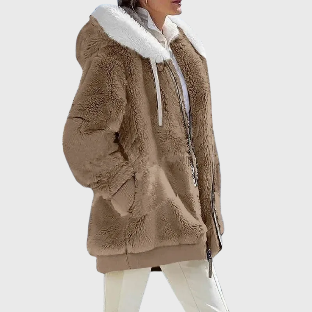 Sofia | Elegante Multicolor Warme Pufferjack