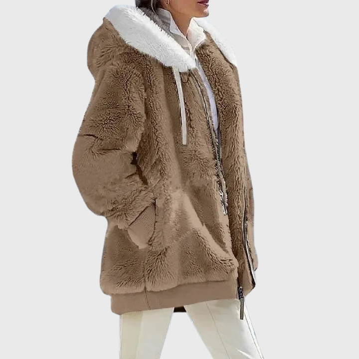Sofia | Elegante Multicolor Warme Pufferjack