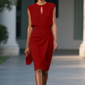 Laurena | Gracieus Vloeiende Elegante Midi Jurk