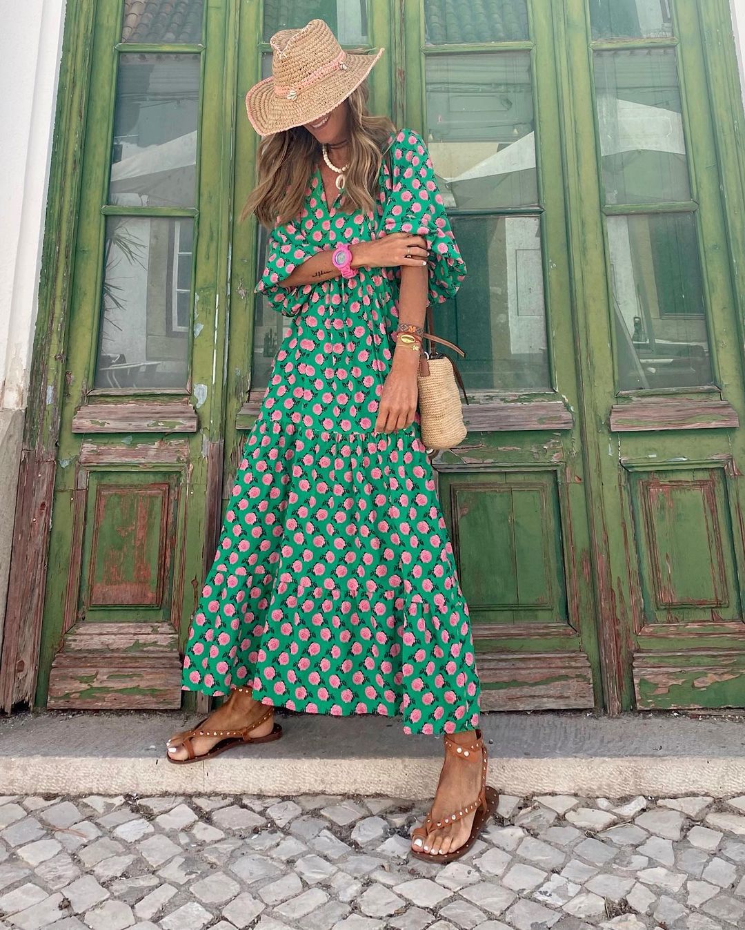 Cora | Boho Maxi Jurk