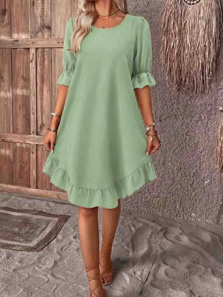 Sally | Zomerjurk met ruffles