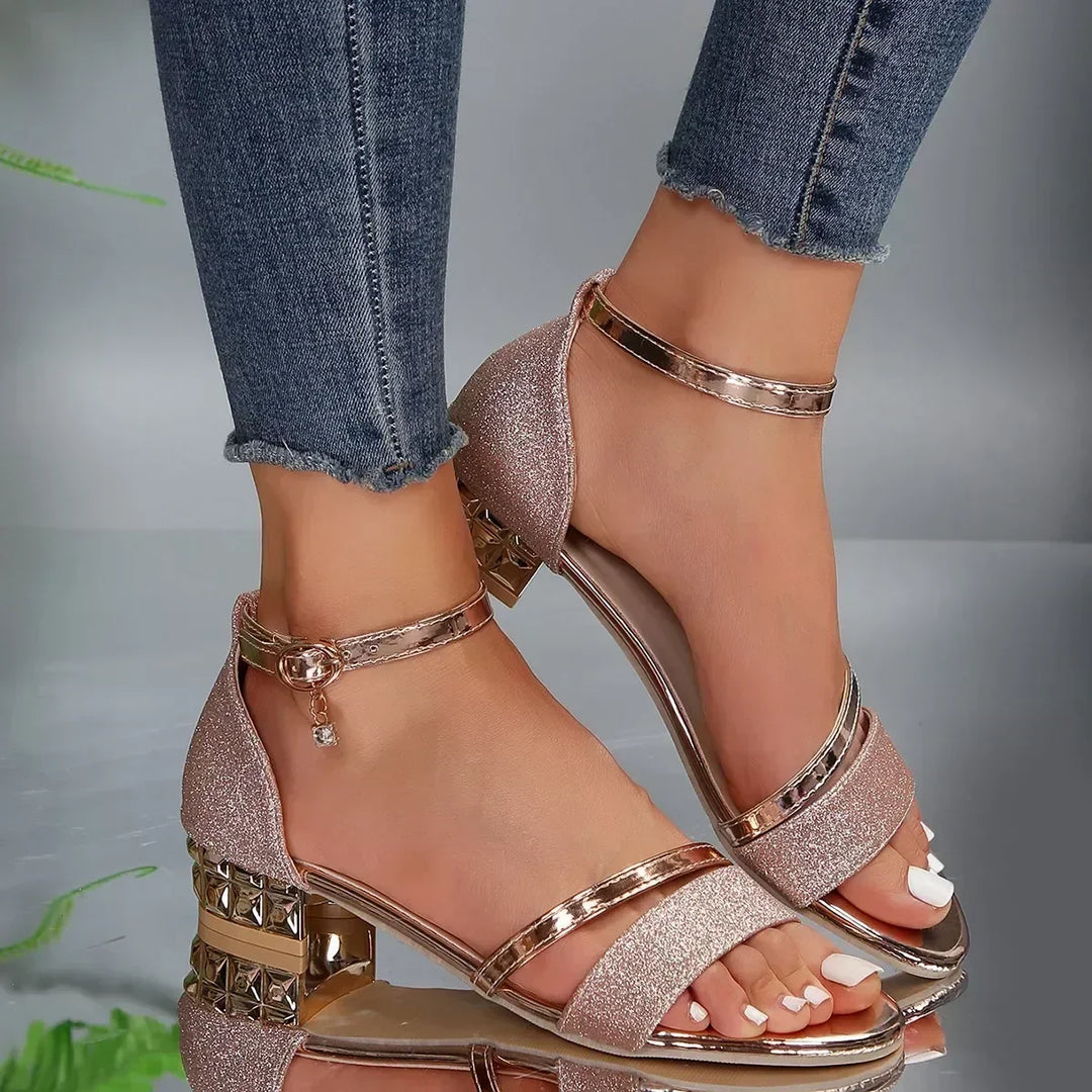 Heidi | Elegante Blokhak Sandalen