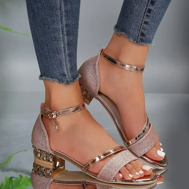 Heidi | Elegante Blokhak Sandalen