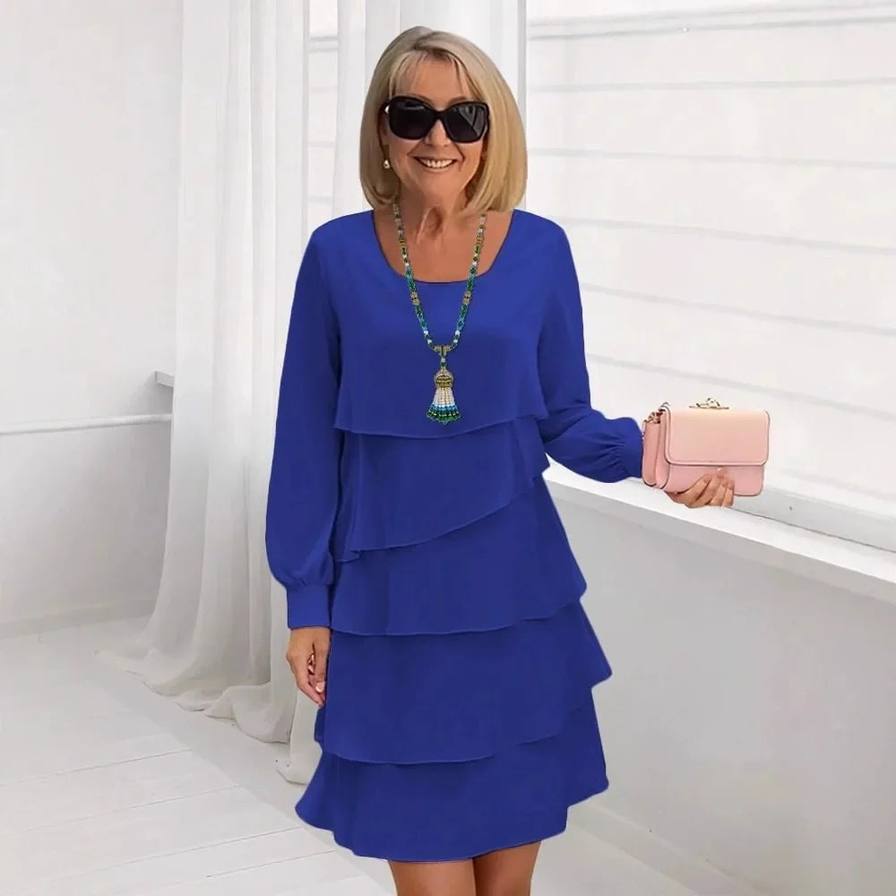 Margaret | Elegante Comfort Ruffle Jurk