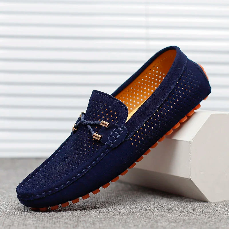 Owen | Klassieke Ademend Leren Loafers