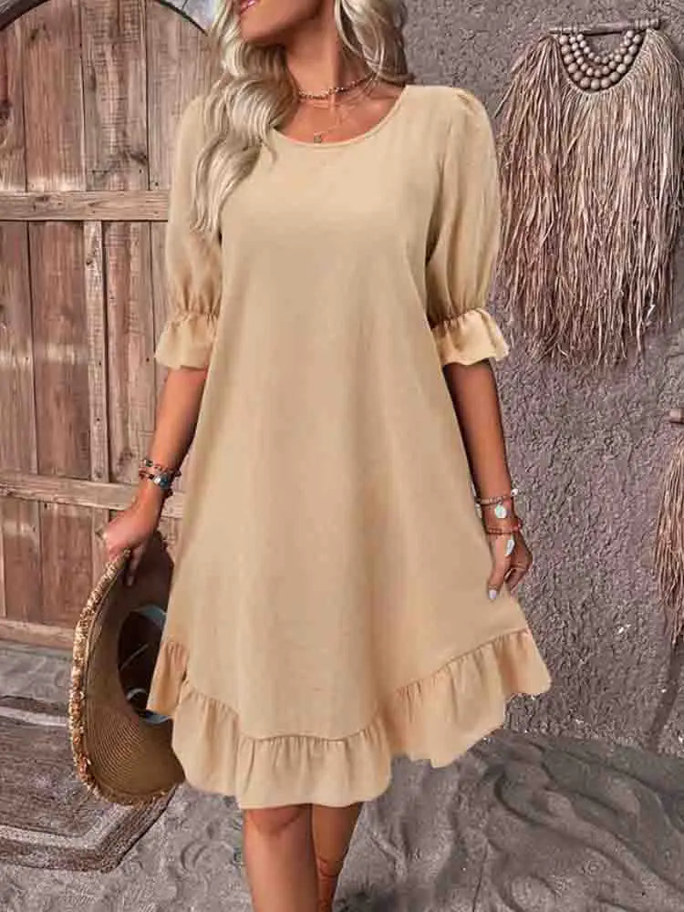 Sally | Zomerjurk met ruffles