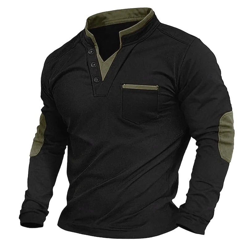 Ethan | Klassieke V-Hals Sweatshirt