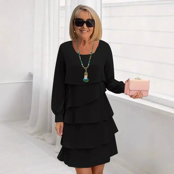 Margaret | Elegante Comfort Ruffle Jurk