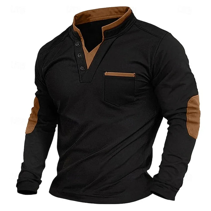 Ethan | Klassieke V-Hals Sweatshirt