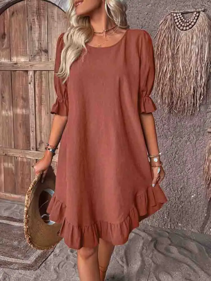 Sally | Zomerjurk met ruffles