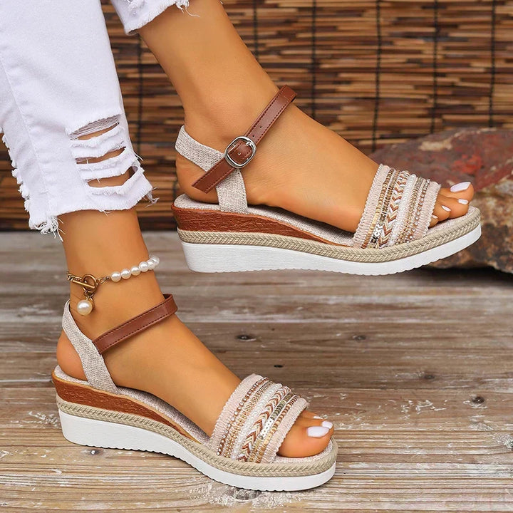 Olivia | Classic Boho Orthopedische Sandalen