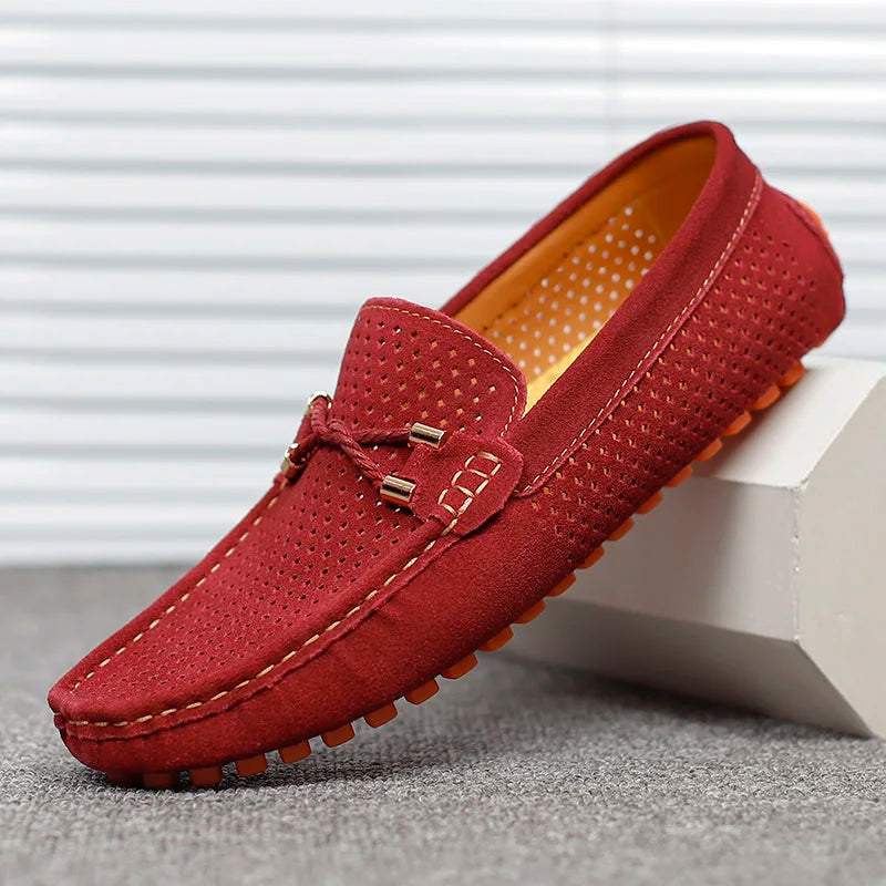 Owen | Klassieke Ademend Leren Loafers