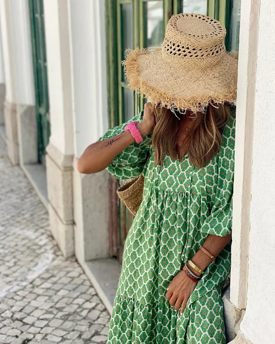 Cora | Boho Maxi Jurk