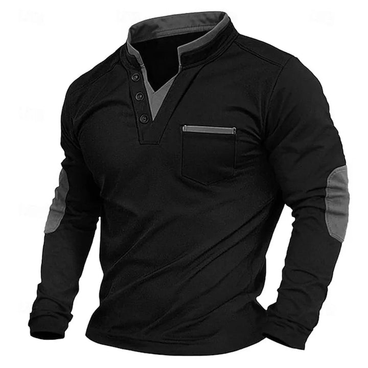 Ethan | Klassieke V-Hals Sweatshirt