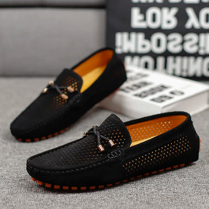 Owen | Klassieke Ademend Leren Loafers