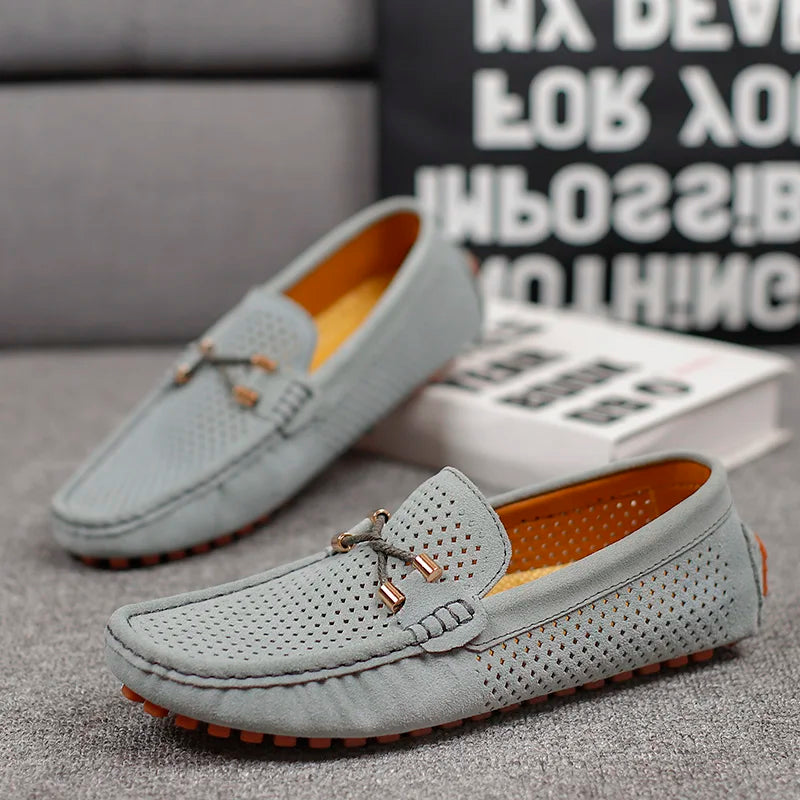 Owen | Klassieke Ademend Leren Loafers