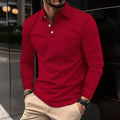 Luca | Slim Casual Polo met Lange Mouwen