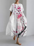 Amanda | Elegante Losse Ronde Hals Jurk