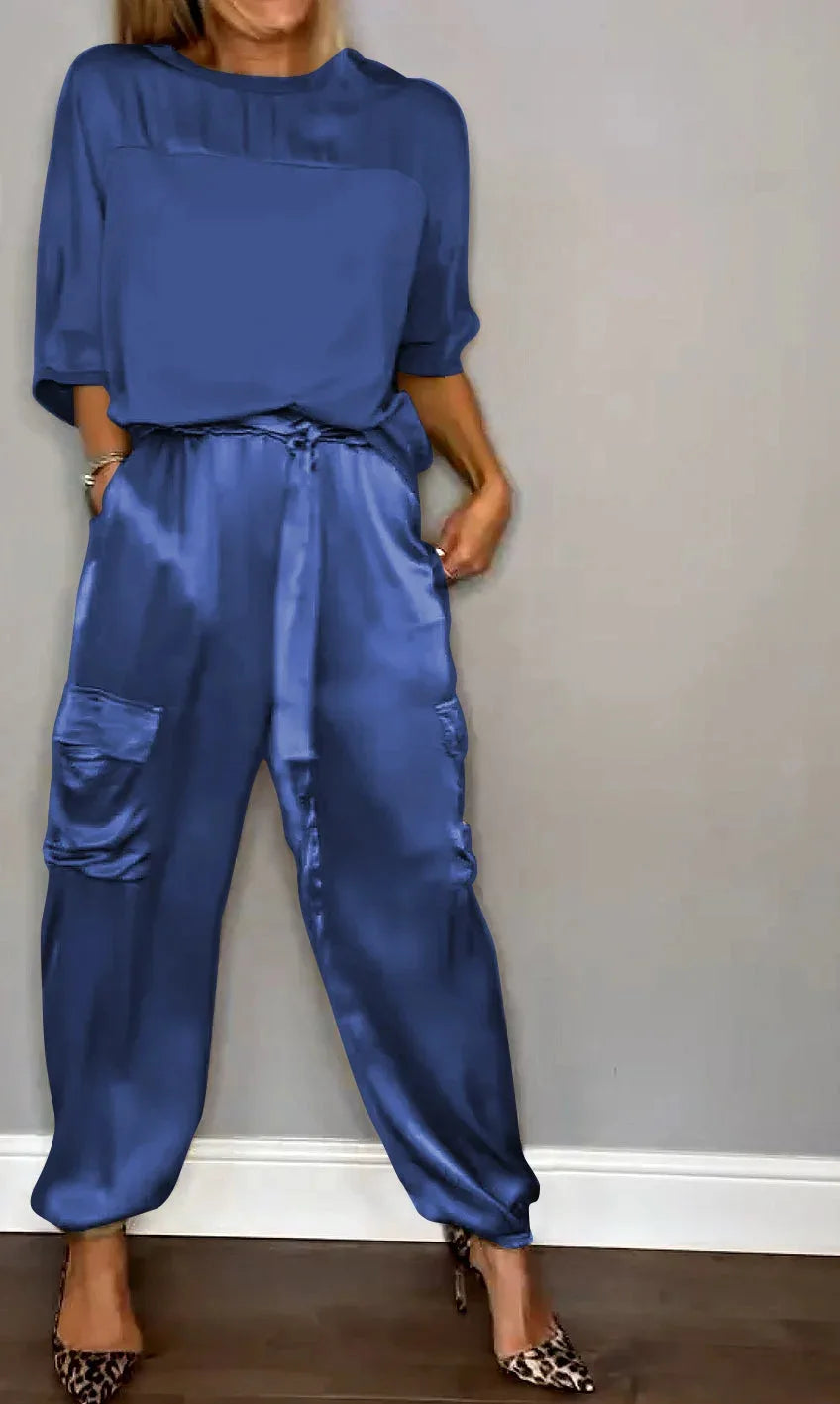 Averielle | Luxe Stijlvol Vloeiend Twee Delig Set