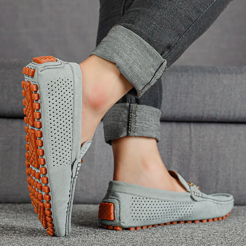 Owen | Klassieke Ademend Leren Loafers