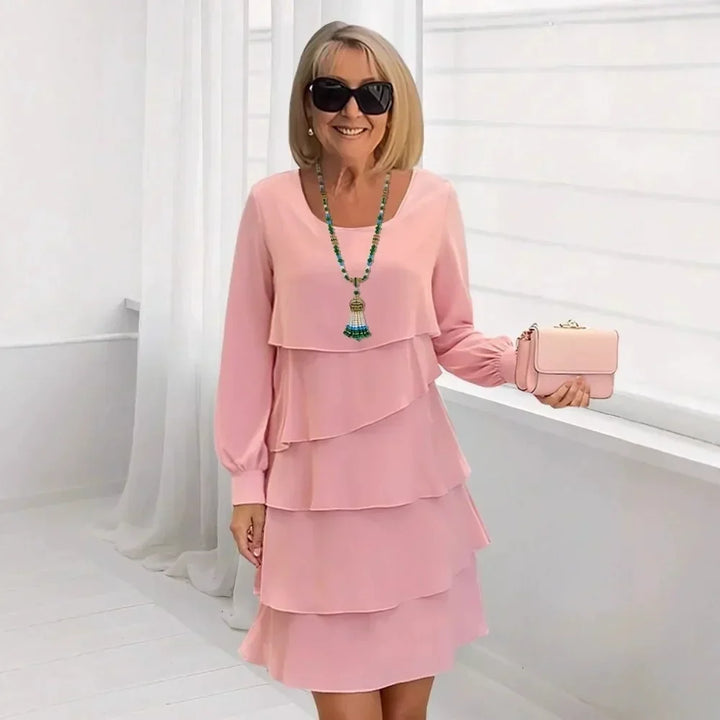 Margaret | Elegante Comfort Ruffle Jurk