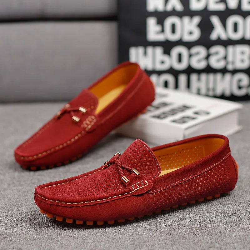 Owen | Klassieke Ademend Leren Loafers