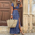 Agnes | V-Hals Boho Maxi Jurk