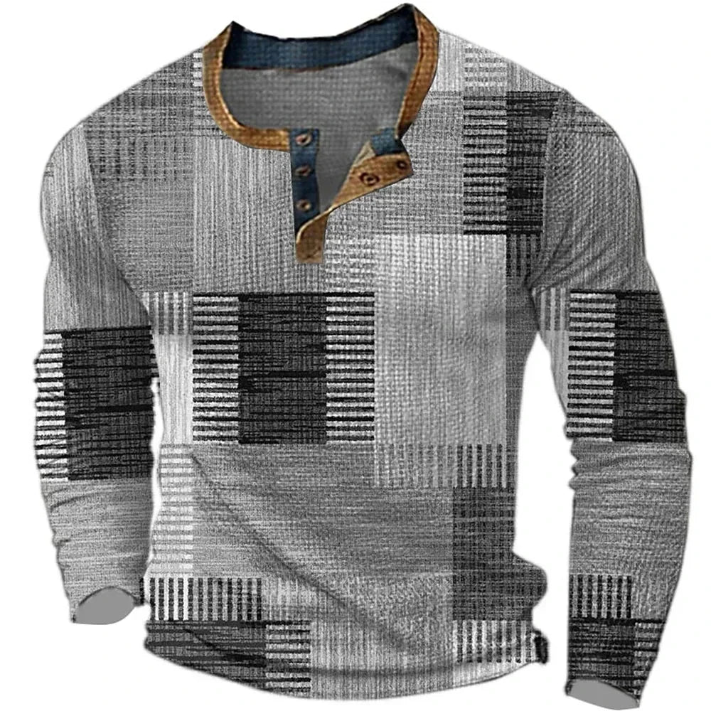 Andrew | Multicolor Lange Mouwen Shirt