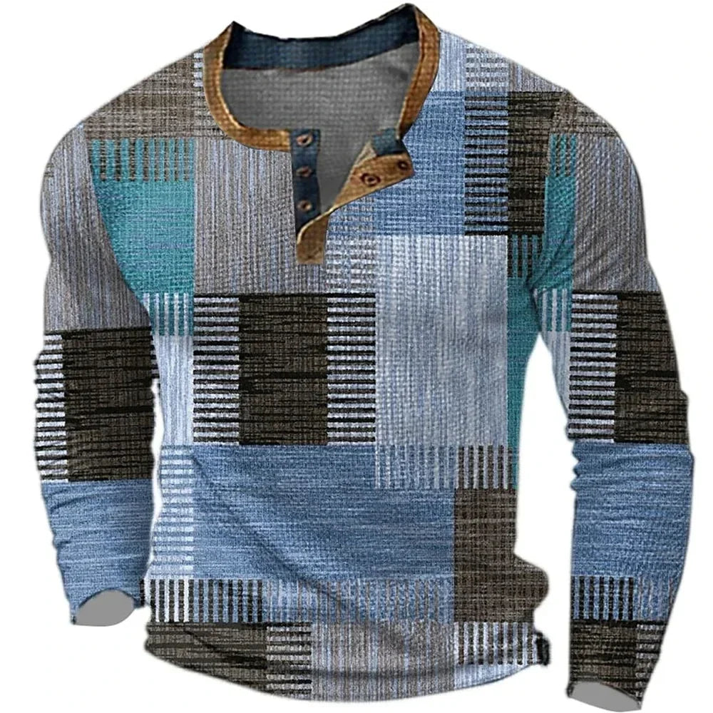 Andrew | Multicolor Lange Mouwen Shirt